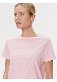 Guess T-Shirt Adele V2YI07 K8HM0 Różowy Regular Fit. Kolor: różowy. Materiał: bawełna #2