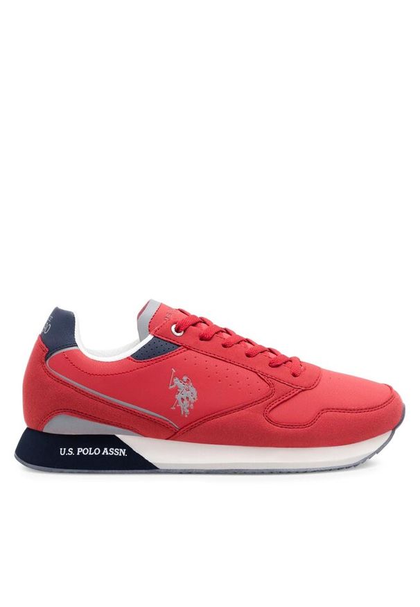 Sneakersy U.S. Polo Assn.. Kolor: czerwony