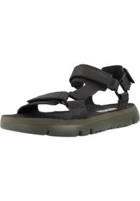 Camper - Sandały CAMPER ORUGA SANDAL Czarny. Kolor: czarny. Materiał: syntetyk, tkanina, skóra. Sezon: lato