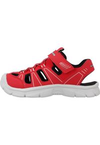 skechers - Sandały Mężczyzna Skechers Relix czerwony. Kolor: czerwony. Sezon: lato