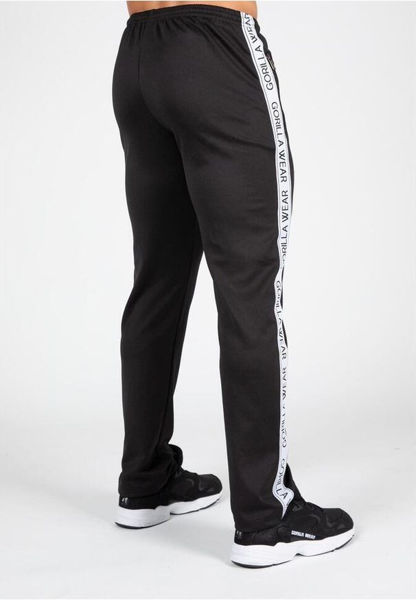 GORILLA WEAR - Delaware Track Spodnie - Czarny. Kolor: czarny. Materiał: dresówka. Sport: fitness