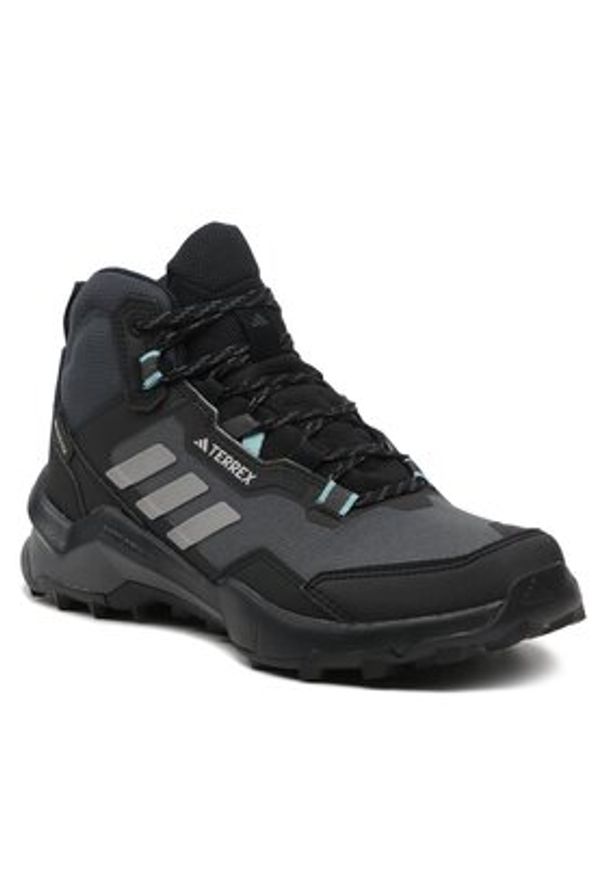 Adidas - adidas Trekkingi Terrex AX4 Mid GORE-TEX Hiking Shoes HQ1049 Szary. Kolor: szary. Materiał: materiał