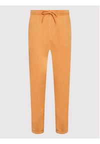 Vans Spodnie dresowe ComfyCush Wash VN0A7YCE Pomarańczowy Relaxed Fit. Kolor: pomarańczowy. Materiał: dresówka, bawełna
