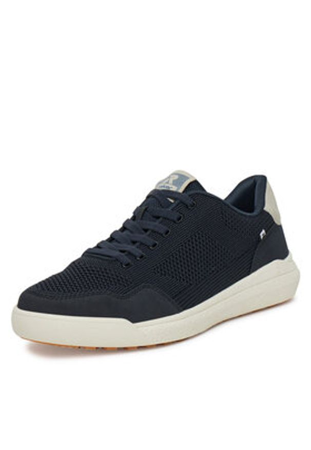 Rieker Sneakersy U1104-14 Granatowy. Kolor: niebieski. Materiał: materiał