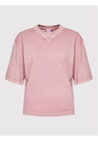 Reebok T-Shirt Boxy HK6950 Różowy Relaxed Fit. Kolor: różowy. Materiał: bawełna #3