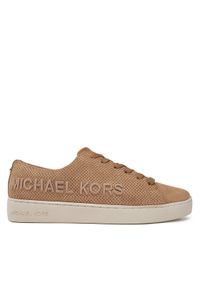 Michael Kors Sneakersy Keaton Lace up 43R5KEFS1S Brązowy. Kolor: brązowy. Materiał: skóra