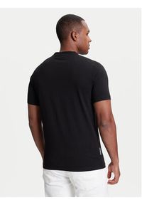 Karl Lagerfeld - KARL LAGERFELD T-Shirt 755041 553225 Czarny Regular Fit. Typ kołnierza: dekolt w karo. Kolor: czarny. Materiał: bawełna #3
