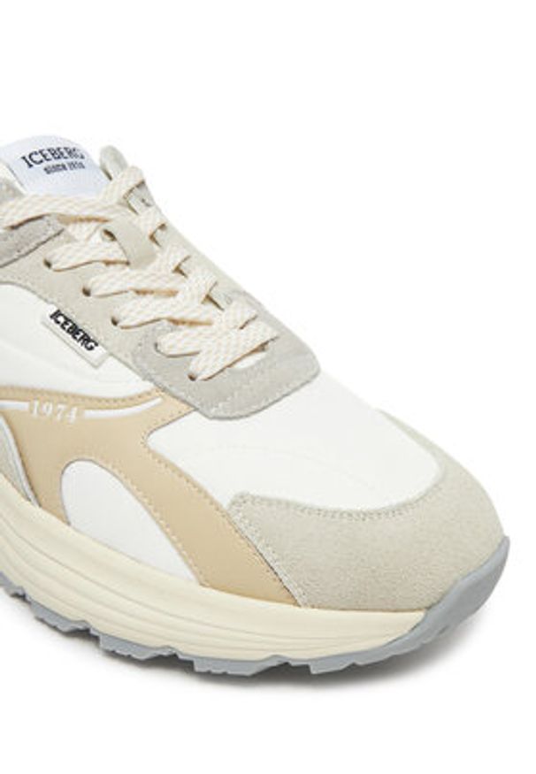 Iceberg Sneakersy IU1758 Beżowy. Kolor: beżowy. Materiał: materiał