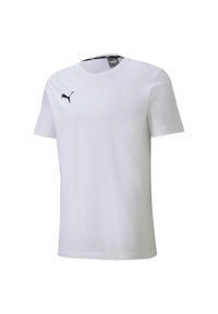 Koszulka Puma team Goal 23 Casuals. Kolor: biały. Materiał: materiał, bawełna. Sport: piłka nożna, fitness