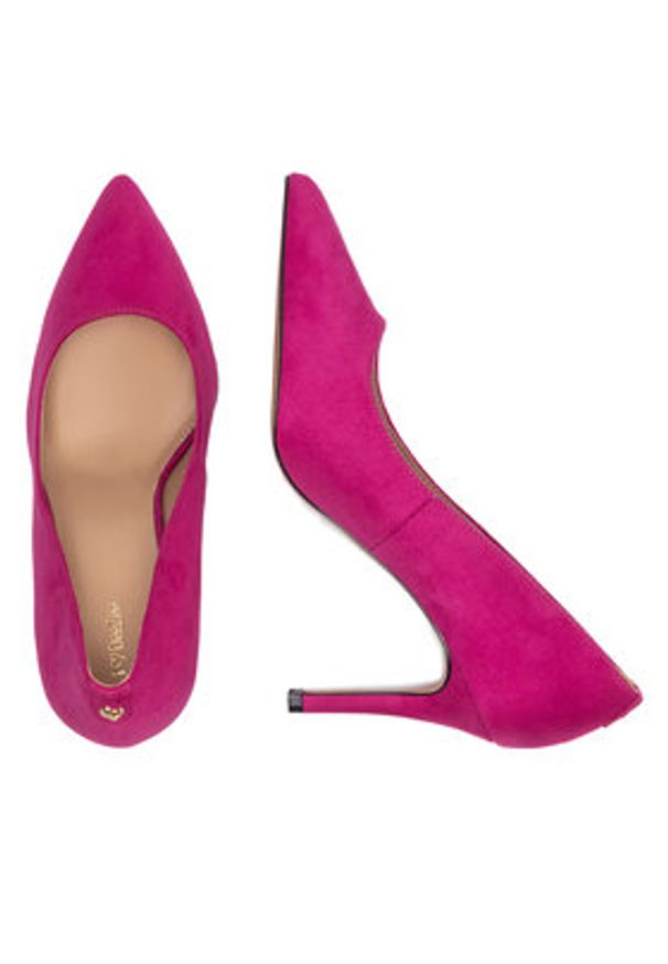 DeeZee Szpilki WYL3660-7 Różowy. Kolor: różowy. Materiał: materiał. Obcas: na szpilce