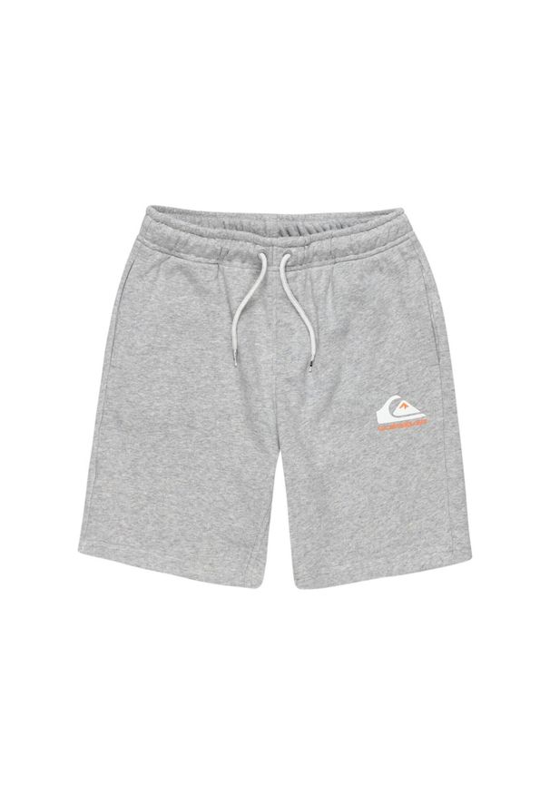 Quiksilver - Spodenki z elastyczną talią EASY DAY. Kolor: szary. Materiał: materiał, poliester, bawełna. Długość: krótkie. Sezon: lato