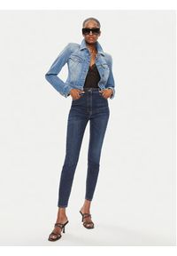 Elisabetta Franchi Kurtka jeansowa BJ-27I-41E2-V580 Niebieski Regular Fit. Kolor: niebieski. Materiał: jeans