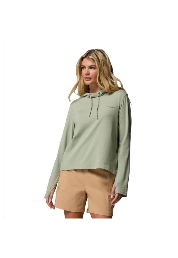 columbia - Bluza damska Columbia Sun Trek Hoodie. Kolor: zielony