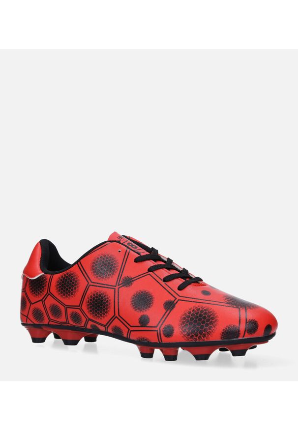 Casu - Czerwone buty sportowe korki sznurowane casu 168. Kolor: czerwony