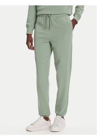 GANT - Gant Spodnie dresowe Shield 4200500 Zielony Regular Fit. Kolor: zielony. Materiał: bawełna #1