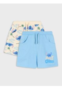 Sinsay - Szorty 2 pack Stitch - wielobarwny