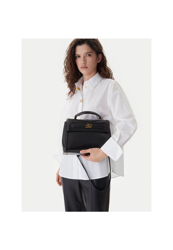 Karl Lagerfeld - Torebka KARL LAGERFELD. Kolor: czarny