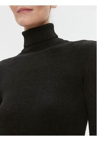 Bruuns Bazaar Sweter Anemones Batildas BBW3518 Czarny Regular Fit. Kolor: czarny. Materiał: wiskoza