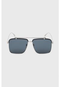 Alexander McQueen okulary przeciwsłoneczne męskie kolor granatowy. Kolor: niebieski #5