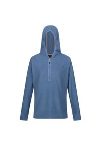 Regatta - Bluza Z Kapturem Damska Mikropolar Suwak Do Połowy Warriewood. Typ kołnierza: kaptur. Kolor: fioletowy, niebieski. Styl: sportowy. Sport: turystyka piesza #1