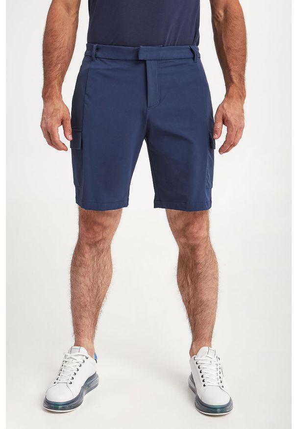 EA7 Emporio Armani - Spodenki męskie cargo EA7 EMPORIO ARMANI