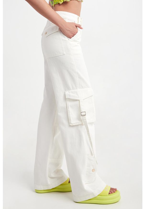 Blugirl Blumarine - Jeansy damskie cargo BLUGIRL BLUMARINE