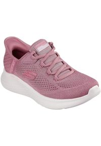 skechers - Buty do chodzenia damskie Skechers Pro-natur. Kolor: różowy. Materiał: materiał, syntetyk. Szerokość cholewki: normalna. Sport: turystyka piesza