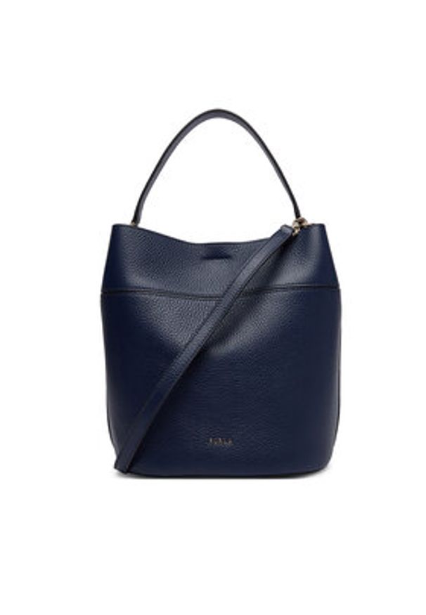 Furla Torebka Amelia M Bucket WB01953 HSF000 CN 4852S Granatowy. Kolor: niebieski. Materiał: skórzane