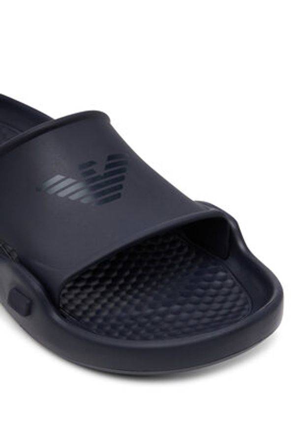 Emporio Armani Klapki XVPS15 XD444 U536 Granatowy. Kolor: niebieski. Materiał: syntetyk