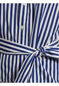 Polo Ralph Lauren Sukienka koszulowa 211929600003 Niebieski Regular Fit. Typ kołnierza: polo. Kolor: niebieski. Materiał: bawełna. Typ sukienki: koszulowe