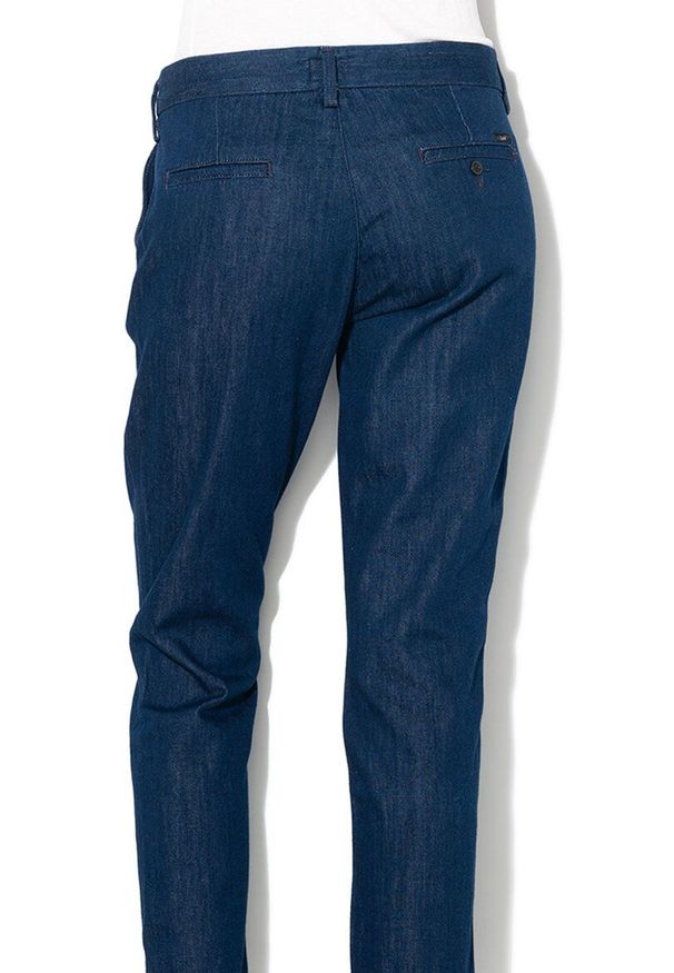 Lee - LEE CHINO SLIM DAMSKIE SPODNIE MATERIAŁOWE RINSE L310RC36 112106943. Materiał: materiał