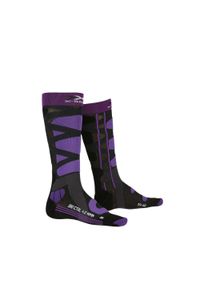 X-Socks - Skarpety X-SOCKS SKI CONTROL WMN 4.0. Kolor: fioletowy, czarny, wielokolorowy