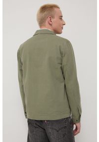 Only & Sons kurtka męska kolor zielony przejściowa. Okazja: na co dzień. Kolor: zielony. Materiał: tkanina, bawełna. Wzór: gładki. Styl: casual #3