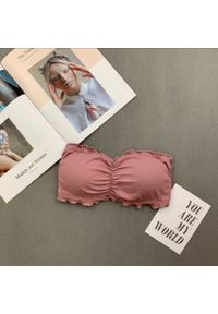 Intica - Biustonosz bez ramiączek uniwersalny dopasowanie i wsparcie Maybelle. Kolor: różowy. Materiał: materiał