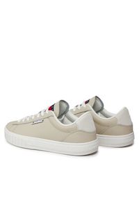 Tommy Jeans Sneakersy Tjw Cupsole Sneaker Ess EN0EN02508 Beżowy. Kolor: beżowy. Materiał: skóra