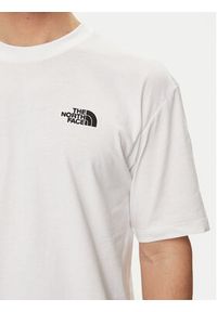 The North Face T-Shirt Simple Dome NF0A87NR Biały Oversize. Kolor: biały. Materiał: bawełna #3