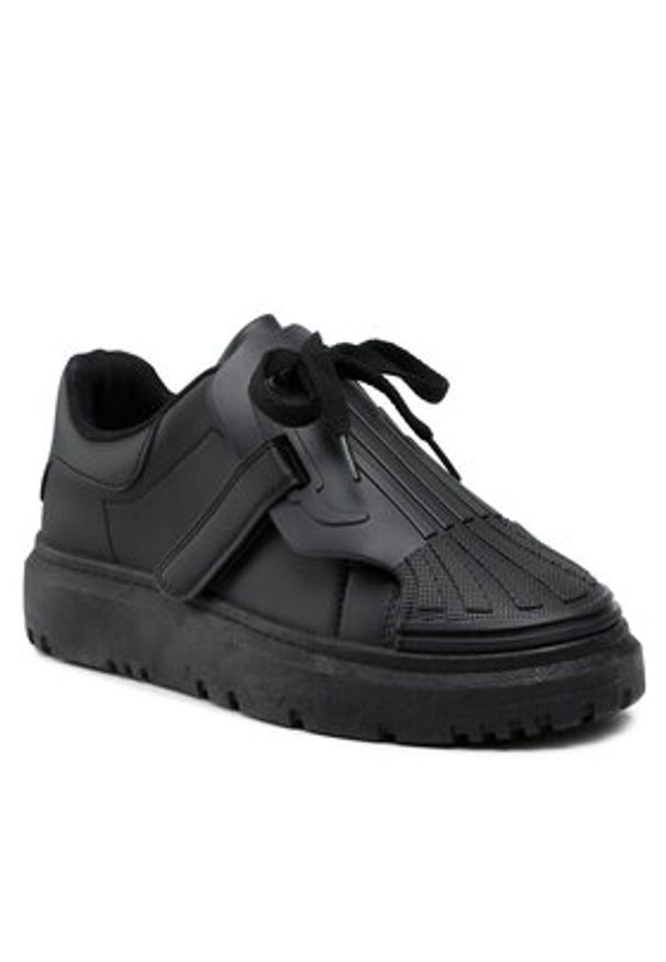 Jenny Fairy Sneakersy TS5193-01 Czarny. Kolor: czarny. Materiał: skóra