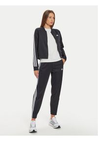 Adidas - adidas Dres Teamsport IX1106 Czarny Slim Fit. Kolor: czarny. Materiał: bawełna, syntetyk