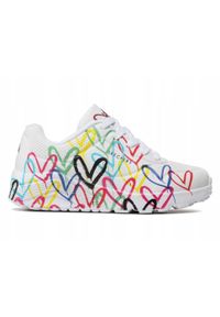 skechers - Buty damskie SKECHERS UNO LITE 314064L-WMLT białe w serca sportowe 39,5. Okazja: na co dzień. Kolor: biały. Model: Skechers Sport. Sport: turystyka piesza