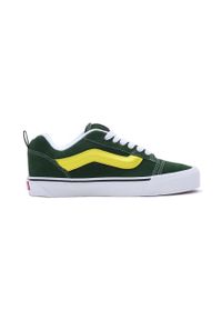 Vans tenisówki zamszowe Knu Skool kolor zielony VN0009QCBGN1. Nosek buta: okrągły. Kolor: zielony. Materiał: zamsz #1