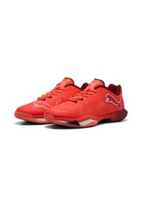 Puma - Buty do piłki ręcznej unisex Vantage NITRO™ PUMA. Kolor: biały, czerwony, wielokolorowy