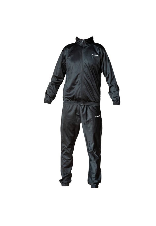 LOTTO - Dresy sportowe męskie Tricot Tracksuit. Kolor: czarny. Materiał: poliester