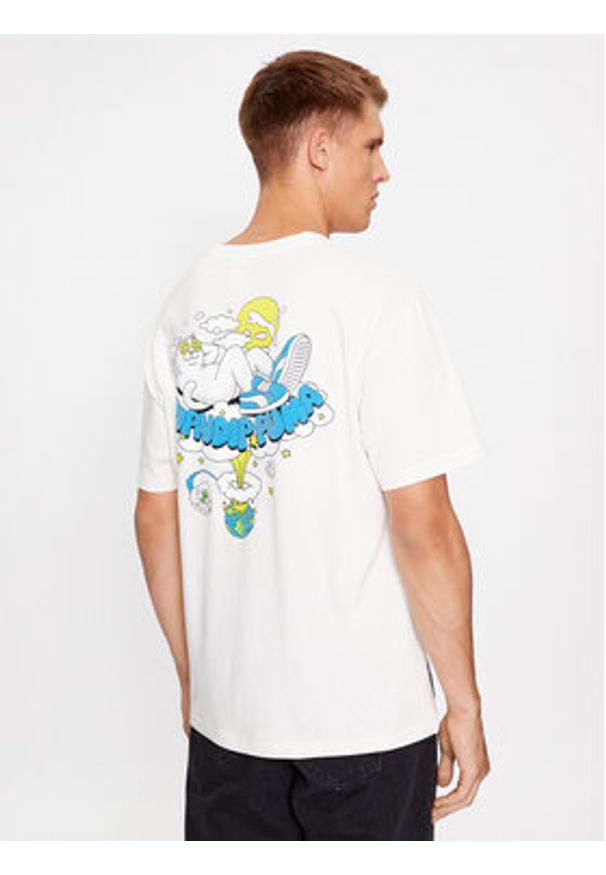Puma T-Shirt Puma X Ripndip 622196 Écru Relaxed Fit. Materiał: bawełna