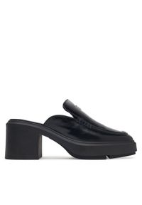 Calvin Klein Klapki Block Heel Mule Lth Hdw HW0HW03175 Czarny. Kolor: czarny. Materiał: skóra #1