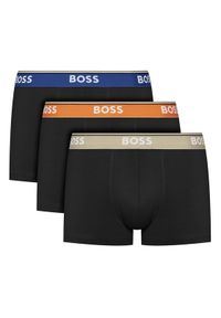 BOSS Komplet 3 par bokserek Trunk 3P Power 50531684 Czarny. Kolor: czarny. Materiał: bawełna