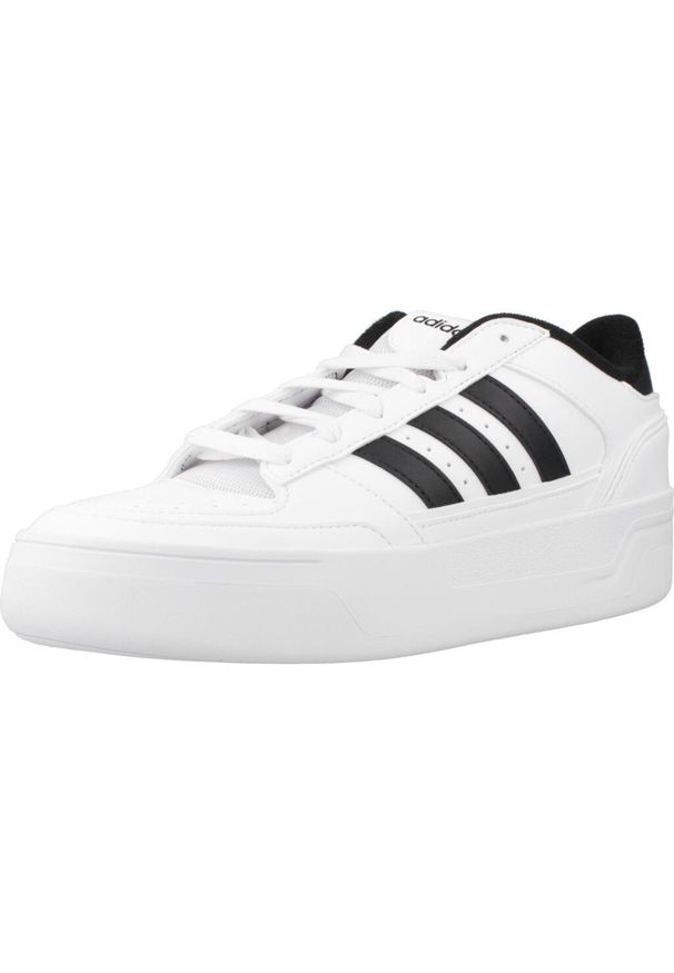 Adidas - Kapcie ADIDAS START BOLD W Biały. Kolor: biały. Materiał: syntetyk, tkanina. Styl: sportowy
