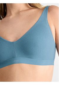 Sloggi Biustonosz bezfiszbinowy Ever Ease 10219673 Niebieski. Kolor: niebieski. Materiał: bawełna #5
