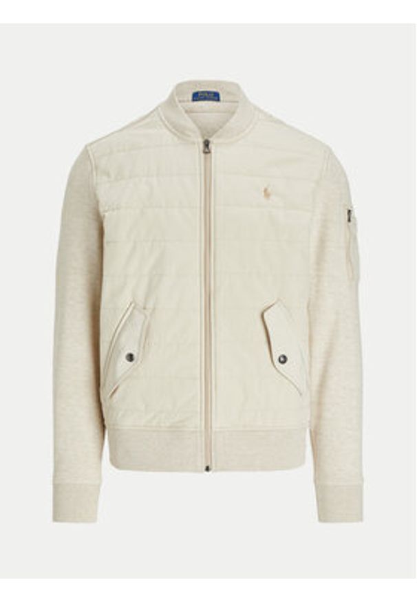 Polo Ralph Lauren Kurtka bomber 710900848004 Beżowy Regular Fit. Typ kołnierza: polo. Kolor: beżowy. Materiał: syntetyk
