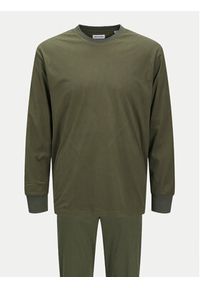 Jack & Jones Piżama Solid 12268536 Zielony Loose Fit. Kolor: zielony. Materiał: syntetyk #8