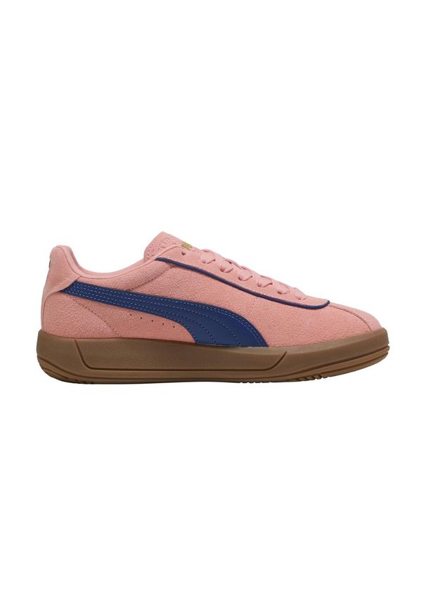Puma Buty Club Klassika Sd 40071804. Okazja: na co dzień. Kolor: różowy, niebieski, wielokolorowy, żółty. Materiał: zamsz, materiał